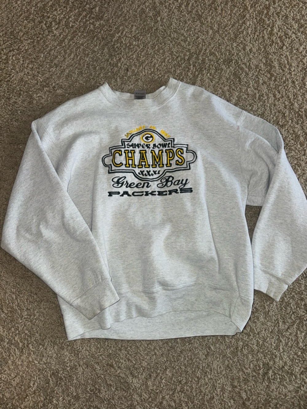 Vintage 1997 Green Bay Packers 'Super Bowl Champs' XXXI Crewneck